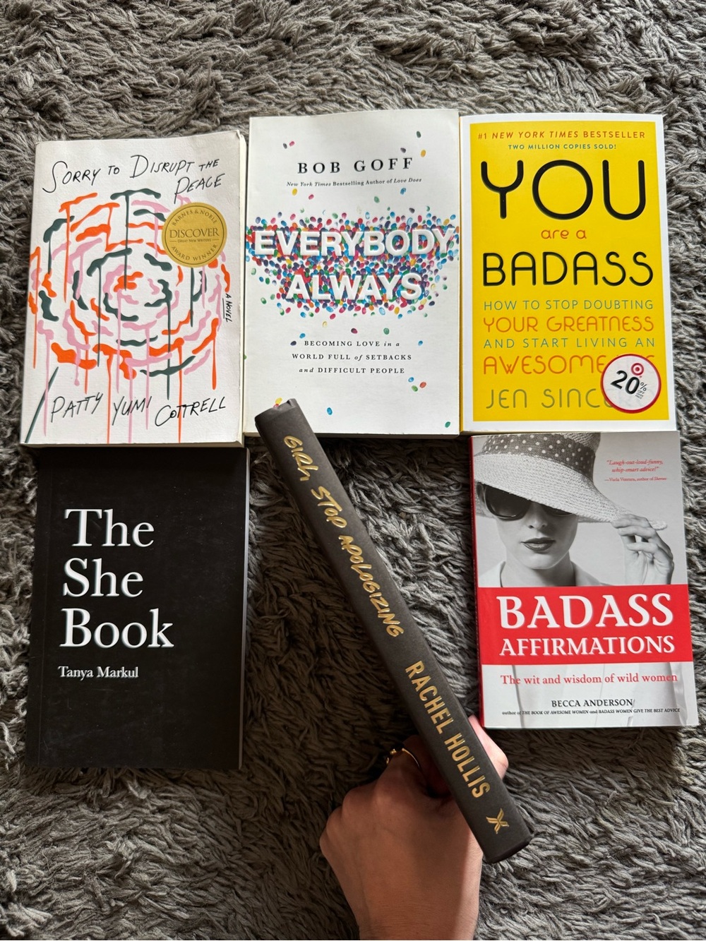 Personal Growth & Self Improvement Book Lot 6 Titles You Are A Badass
